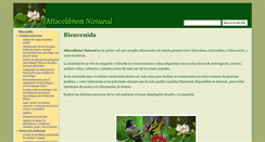 Desktop Screenshot of miscelaneanatural.org